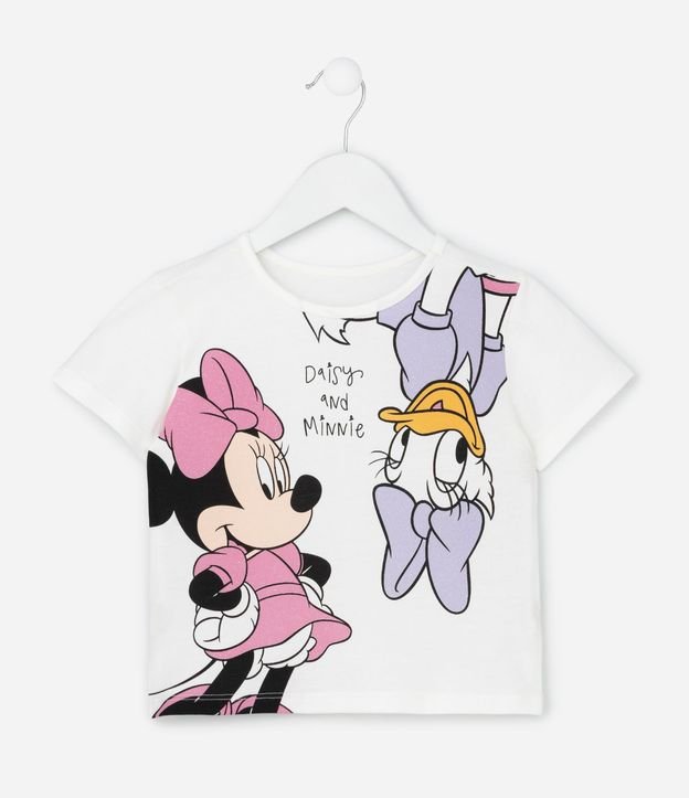 Remera Infantil con Estampa Minnie y Margarita - Talle 1 a 6 años