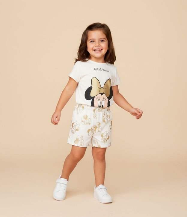 Short Infantil Runner con Estampa Minnie - Talle 1 a 6 años 1