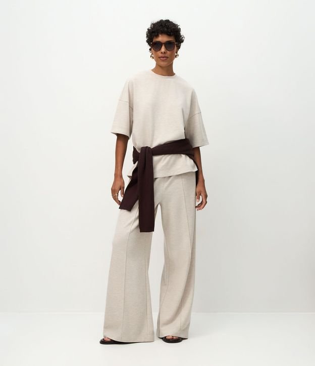 Blusa Algodón Oversized con Manga Corta 2