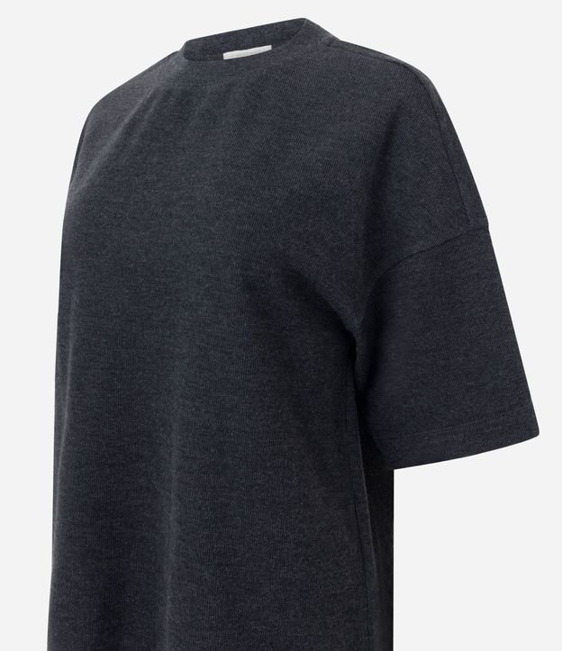 Blusa Algodón Oversized con Manga Corta 7