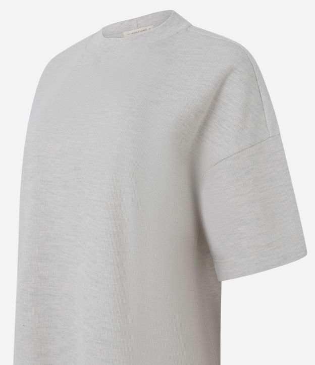 Blusa Algodón Oversized con Manga Corta 6