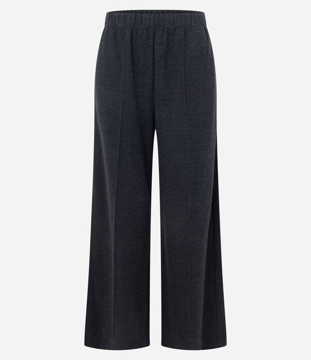 Pantalón Wide Leg en Algodón sin Felpa 5
