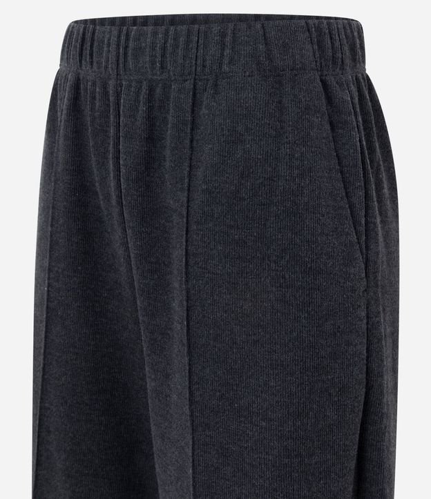 Pantalón Wide Leg en Algodón sin Felpa 6