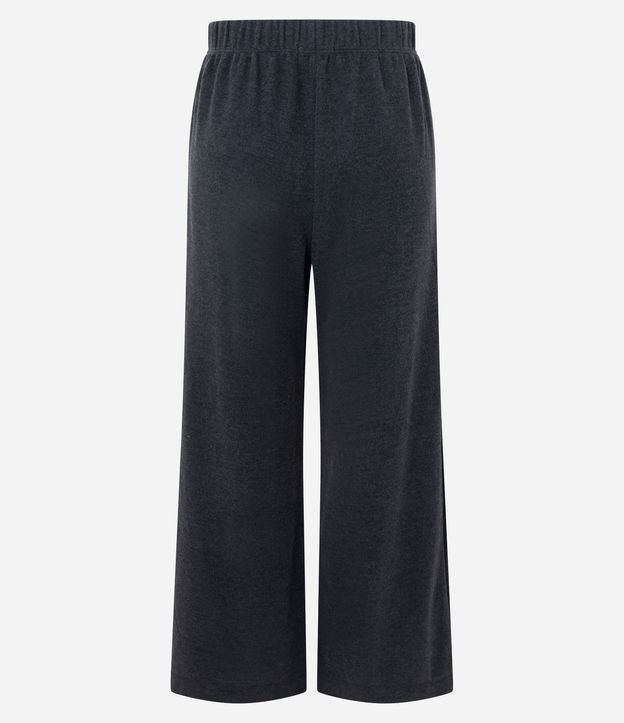 Pantalón Wide Leg en Algodón sin Felpa 7