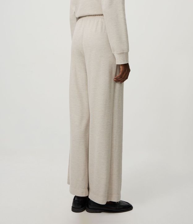 Pantalón Wide Leg en Algodón sin Felpa 10