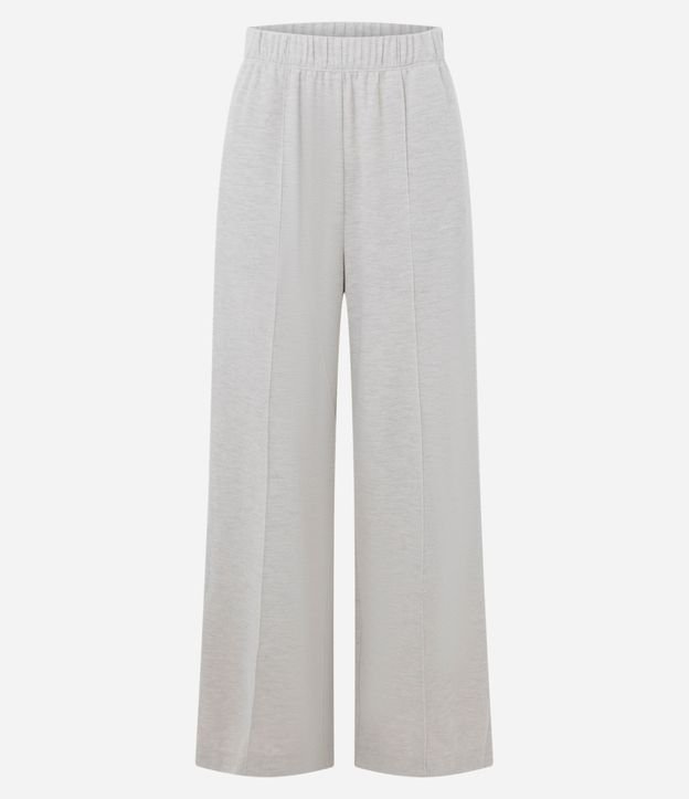Pantalón Wide Leg en Algodón sin Felpa 5