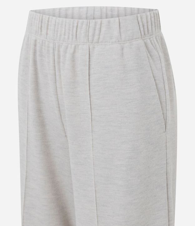 Pantalón Wide Leg en Algodón sin Felpa 6