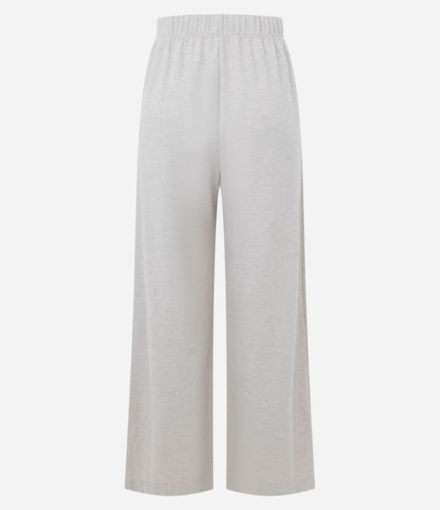 Pantalón Wide Leg en Algodón sin Felpa 7