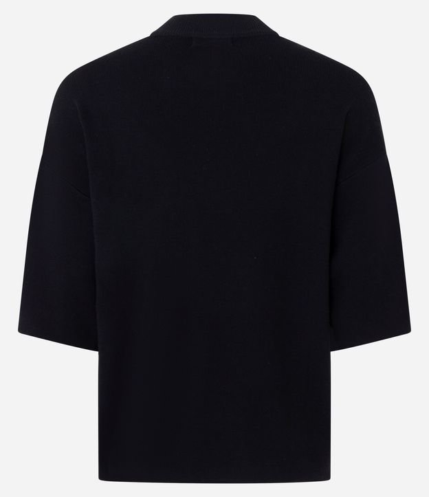 Blusa en Punto con Sisa Deslocada y Manga Amplia 7