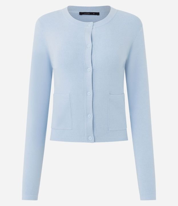 Cardigan en Punto con Bolsillos Delanteros 5