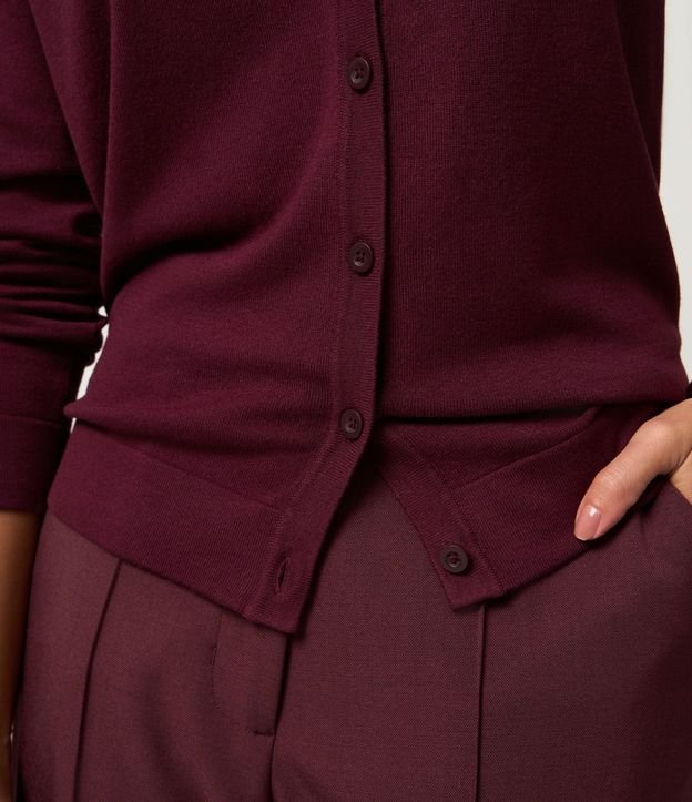 Cardigan en Viscosa con Cierre en Botones 4