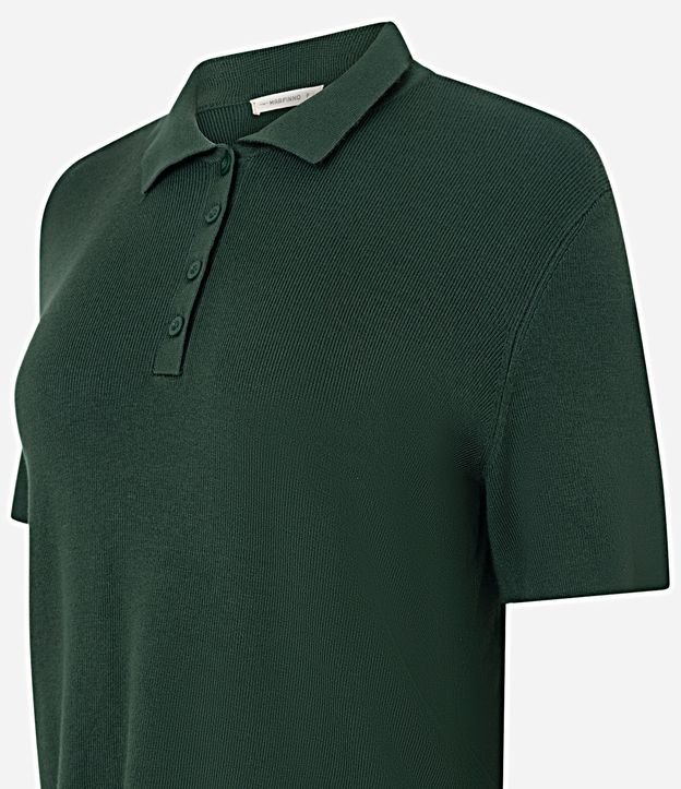 Blusa en Viscosa con Manga Corta y Cuello Polo 7