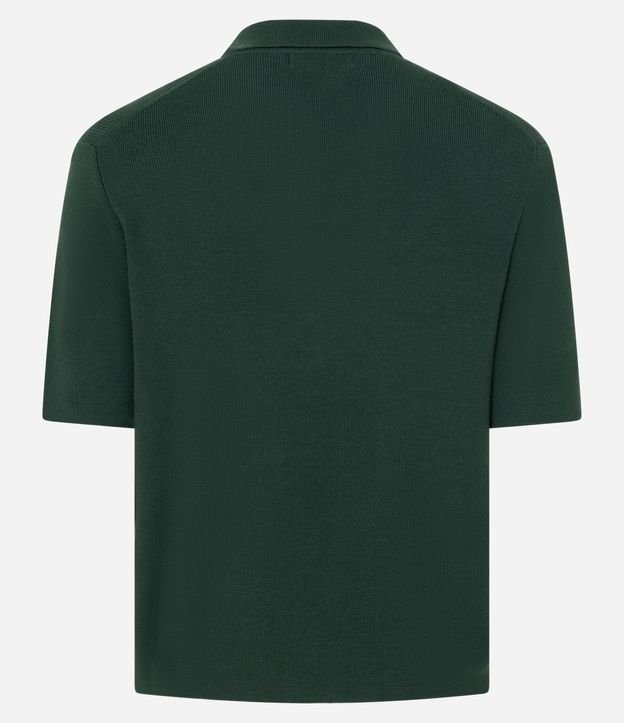 Blusa en Viscosa con Manga Corta y Cuello Polo 8