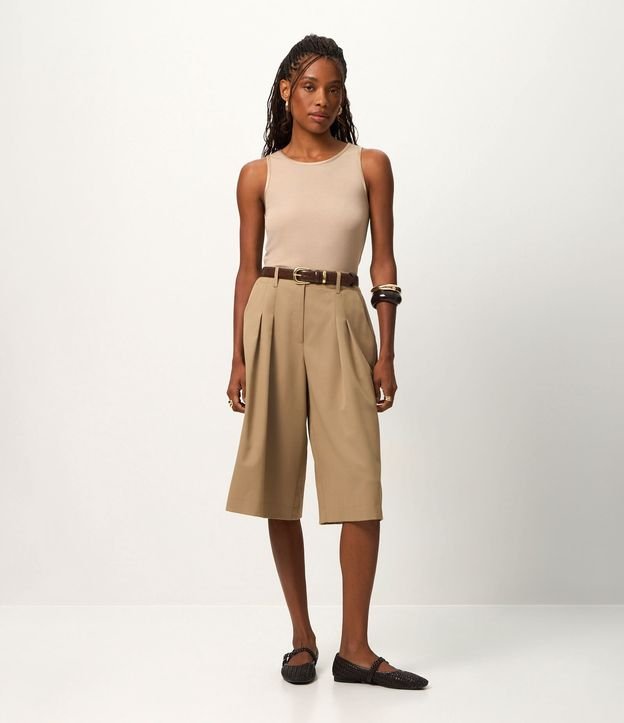 Blusa Básica en Viscosa con Cuello Redondo 2