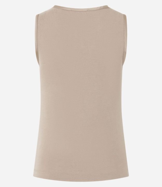 Blusa Básica en Viscosa con Cuello Redondo 7