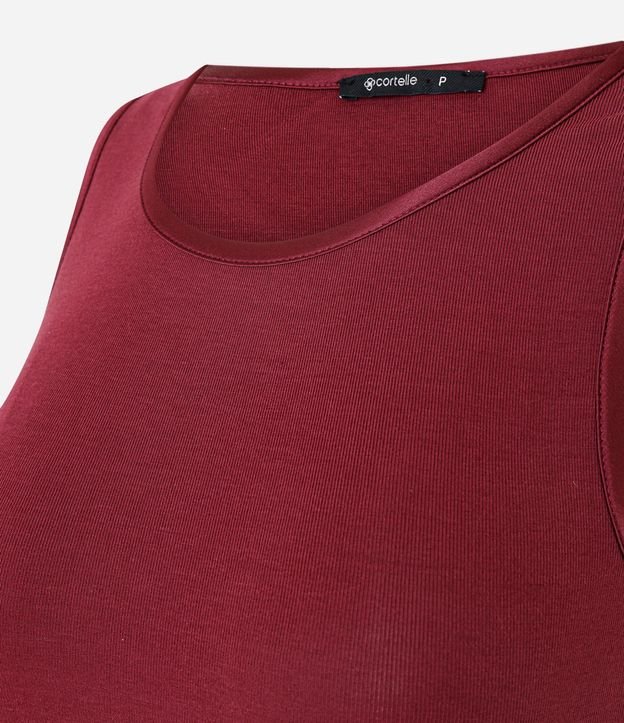 Blusa Básica en Viscosa con Cuello Redondo 6