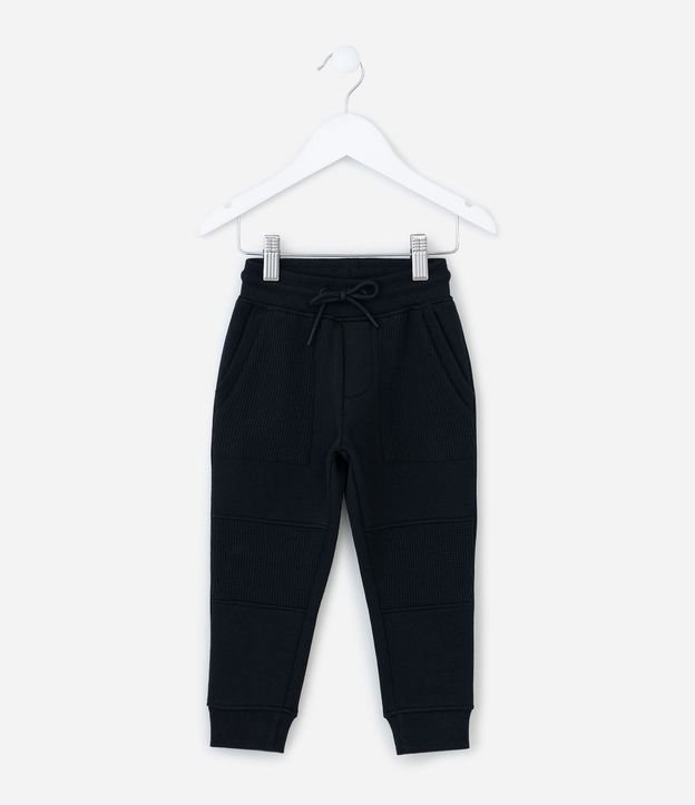 Pantalón Infantil con Recortes y Texturas - Talle 1 a 6 años 2