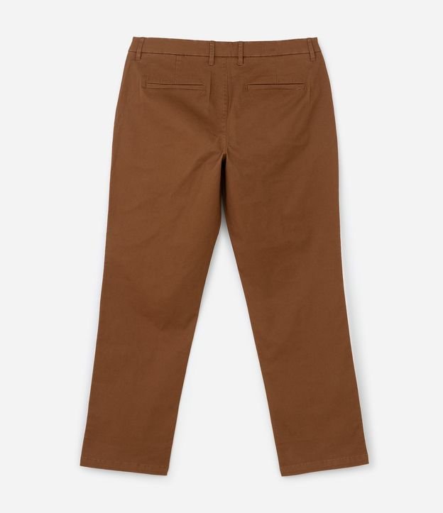 Pantalón Recto en Sarga Peletizada 7