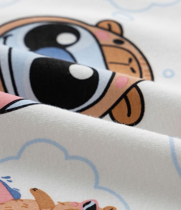 Remera Infantil con Estampa Stitch and Capy - Talle 5 a 14 años 4