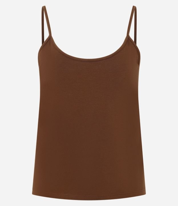 Blusa Básica de Bretel Fino en Algodón Peruano 7