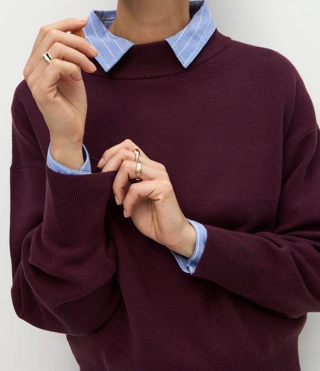 Buzo Suéter en Tricot con Puño Ajustado 3
