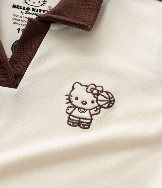Remera Polo Infantil Hello Kitty con Bola de Vôlei - Talle 5 a 14 años 7