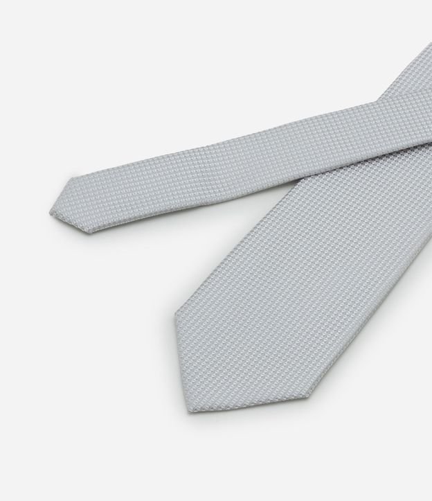 Corbata Regular con Efecto Satinado y Texturizada 2