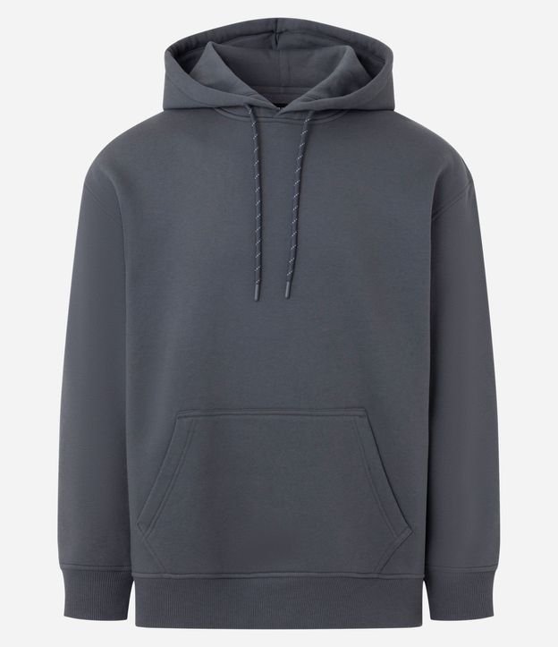 Saco Comfort en Algodón con Felpa y Bolsillo Canguro 5
