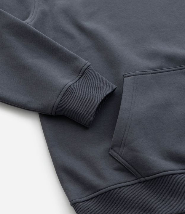 Saco Comfort en Algodón con Felpa y Bolsillo Canguro 8