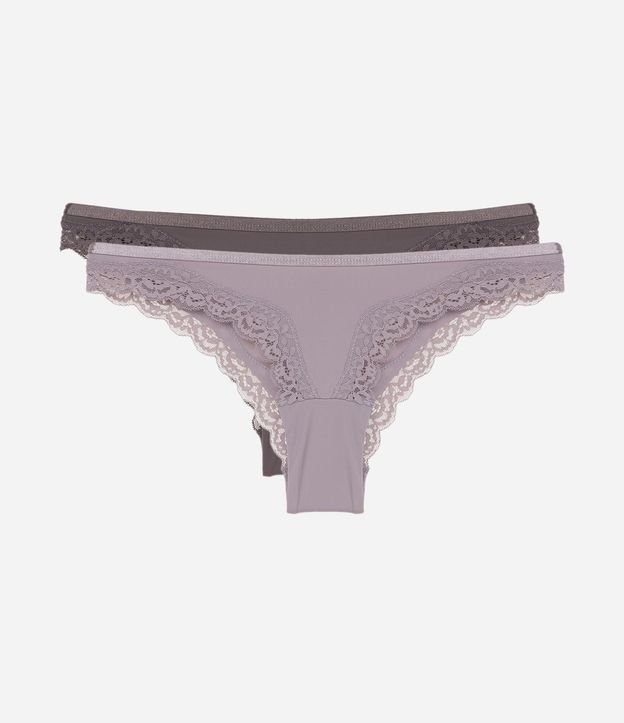 Kit 2x1 Bombacha Bikini Microfibra Basic Colors
