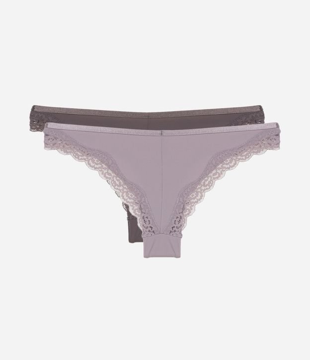 Kit 2x1 Bombacha Bikini Microfibra Basic Colors 2
