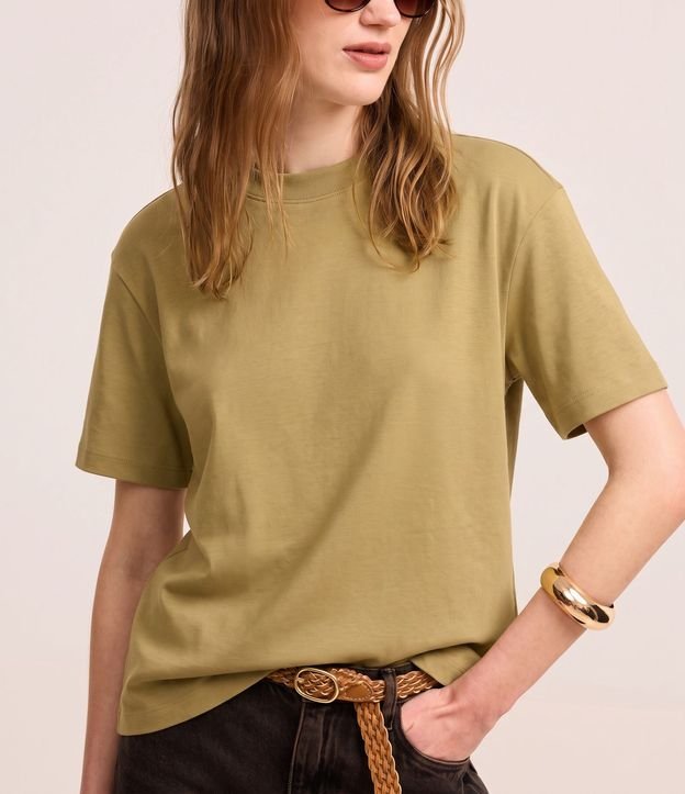 Remera T-Shirt en Suedine Básica