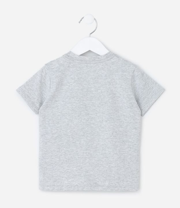 Remera Infantil en Cotton Estilo College con Estampa Lettering Chicago - Talle 1 a 6 años 3