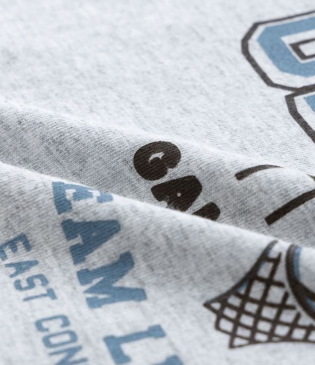 Remera Infantil en Cotton Estilo College con Estampa Lettering Chicago - Talle 1 a 6 años 5