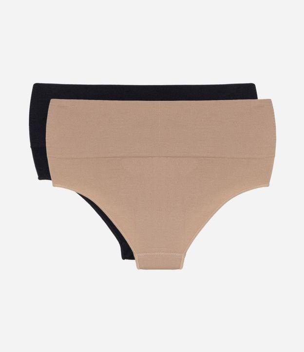 Kit 2 Bombachas Cintura Alta sin Costura 2