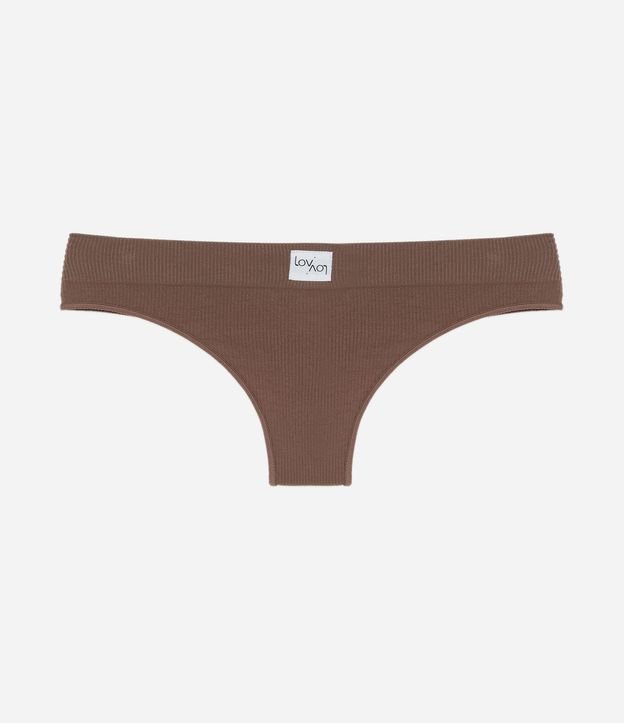 Bombacha Bikini Hilo Seamless con Textura Acanalada 5