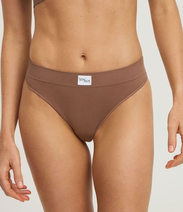 Bombacha Bikini Hilo Seamless con Textura Acanalada 2