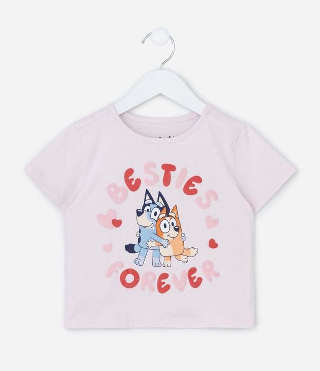 Remera Infantil con Estampa Bluey y Bingo Besties - Talle 1 a 6 años