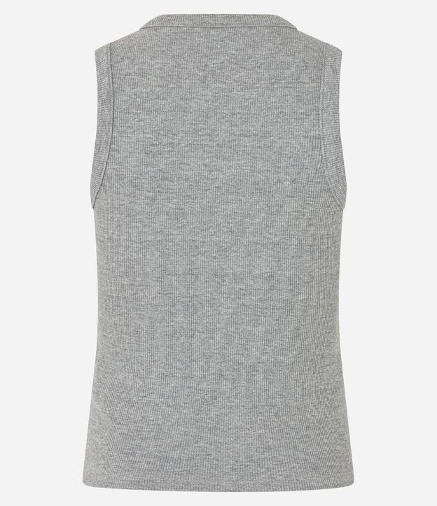 Musculosa en Rib con Botones Delanteros 10