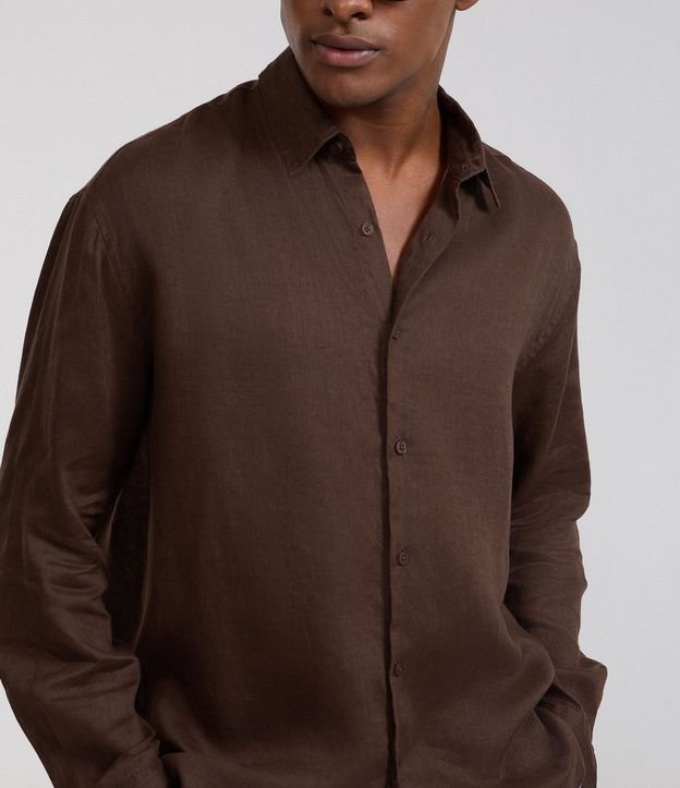 Camisa Relaxed en Cambraia de Lino Puro 3