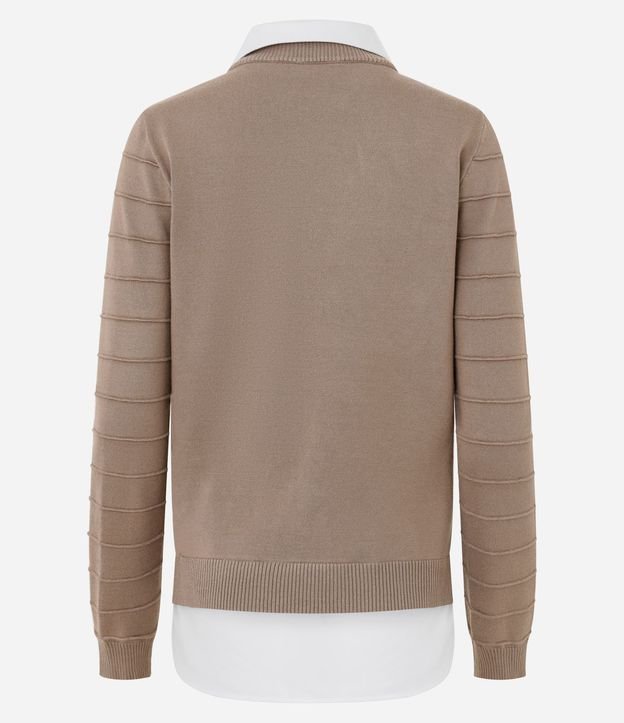 Blusa en Punto con efecto Camada Doble 7