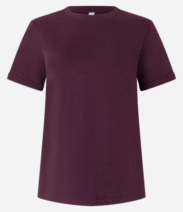 Remera en Media Malla con Manga Corta Doblada 5