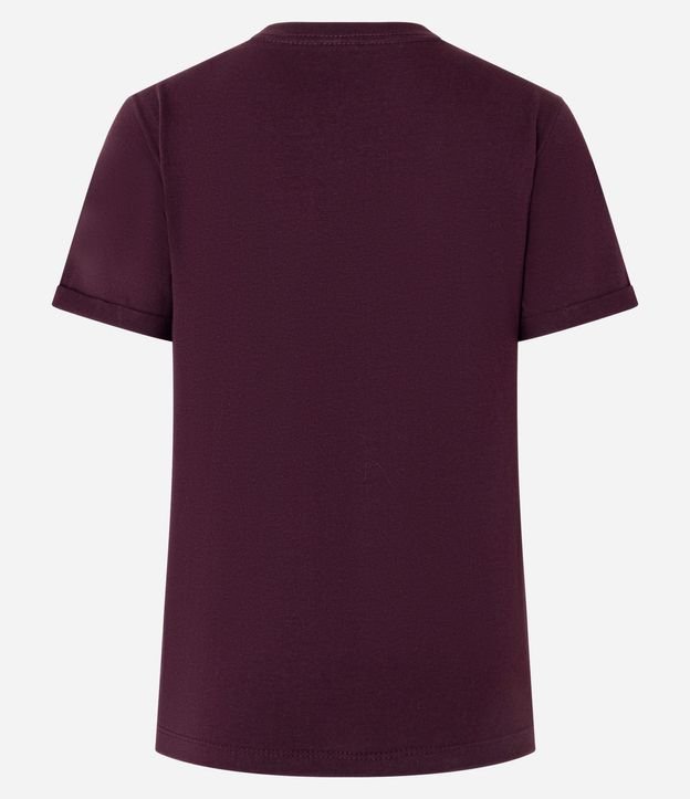 Remera en Media Malla con Manga Corta Doblada 6