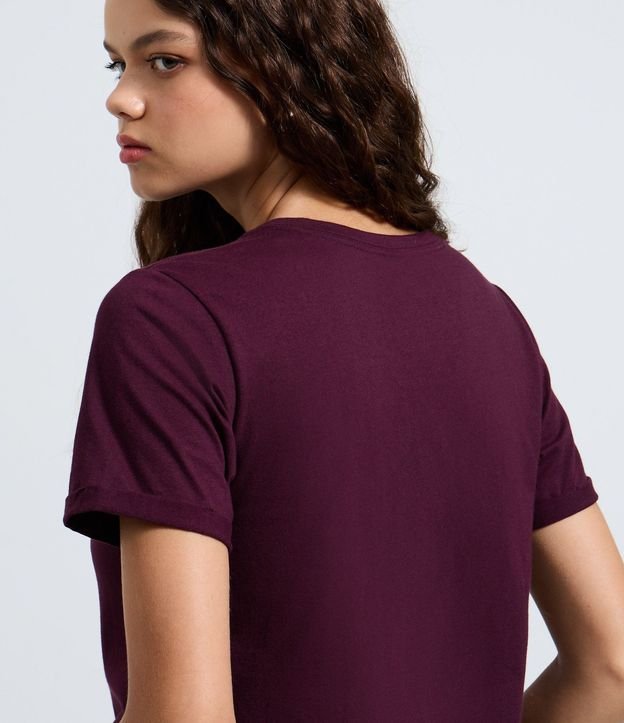 Remera en Media Malla con Manga Corta Doblada 4