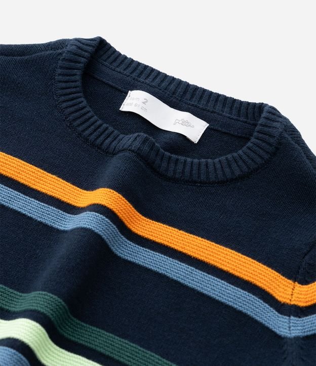 Saco Infantil en Punto con Rayas en Relieve – Talle 1 a 6 Años 6