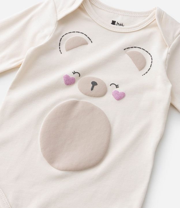 Body Infantil con Estampado de Oso - Talle 0 a 18 Meses 7