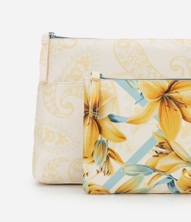 Kit 02 Neceser con Estampado Floral 7