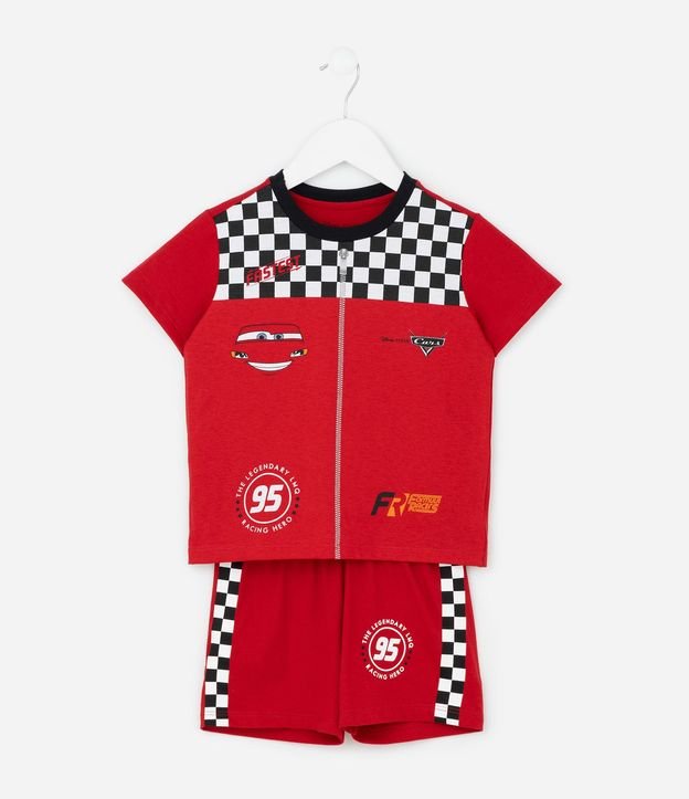 Pijama Infantil Corto con Estampa Cars  - Talle 2 a 6 años 3