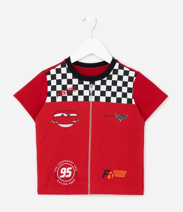 Pijama Infantil Corto con Estampa Cars  - Talle 2 a 6 años 4