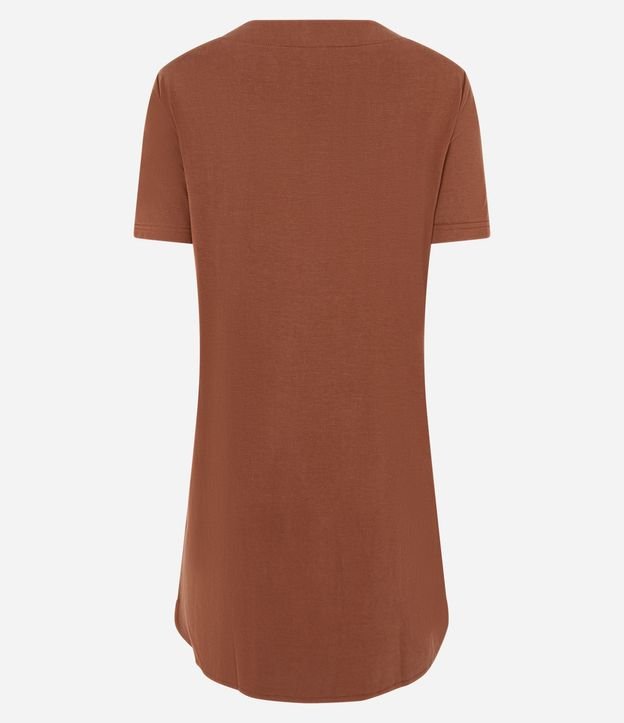 Vestido T-Shirt en Media Malla con Bolsillos 9